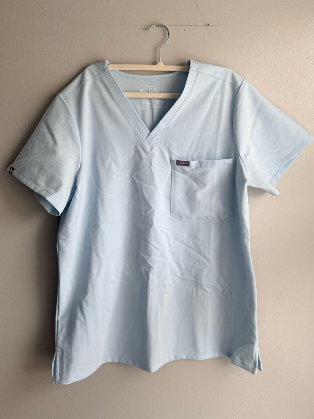 Figs Ski Blue Scrub Set | Catarina Top (M) | Kade Straight Leg Bottom (M) | NWOT